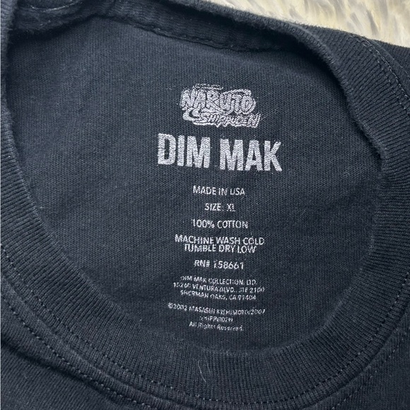 Men’s Naruto Shippuden T-Shirt - Size XL - Dim Mak collection - Picture 6 of 7